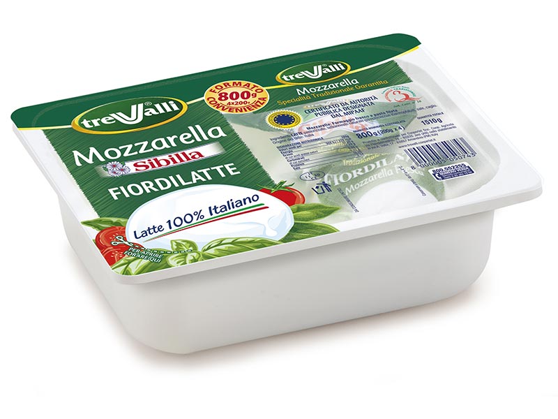 Mozzarella Fiordilatte STG Sibilla 800 g