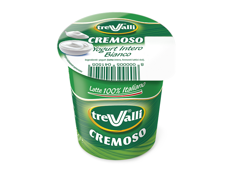 Yogurt Intero Cremoso Bianco Trevalli 125 g