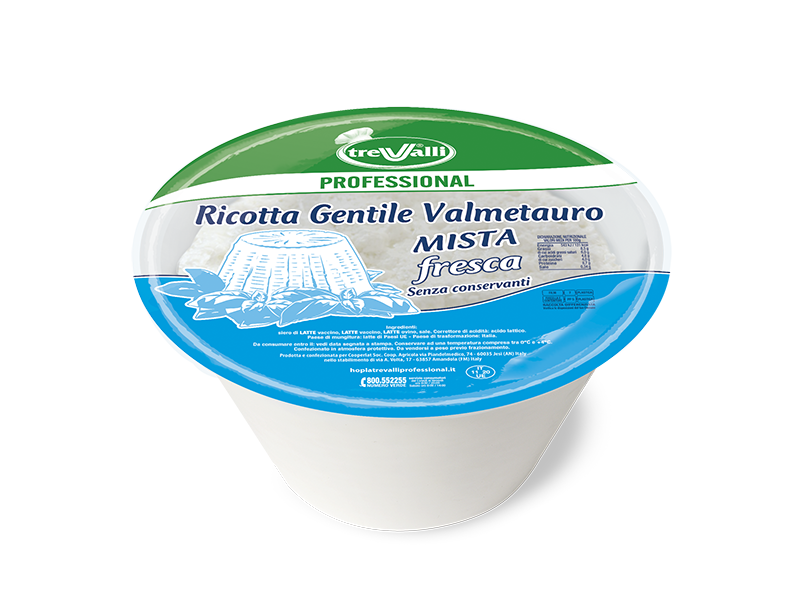 Ricotta Gentile mista pecora Valmetauro
